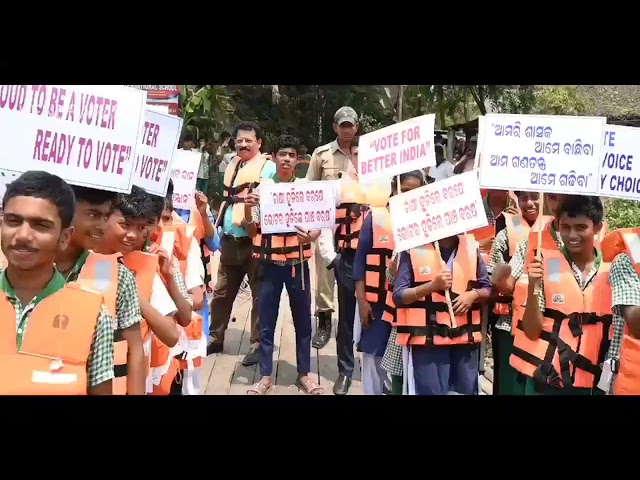 A walkthrough of SVEEP activities by DEO Kendrapara spreading the message of awareness and democracy