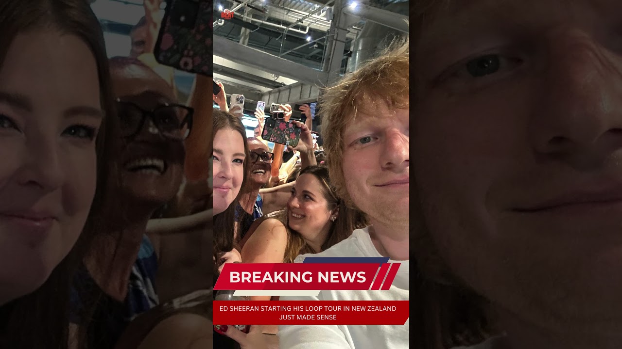 Ed Sheeran Started His Loop Tour in New Zealand 