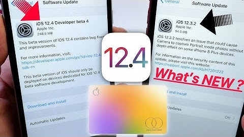 iOS 12.4 Beta 4 & iOS 12.3.2 What’s New ?
