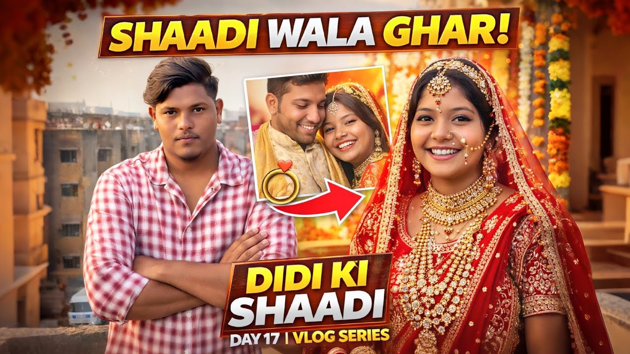 Shaadi Wala Ghar 🥰 Didi Ki Shaadi Start | Day 17 Vlog