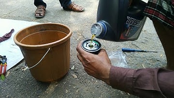 How to change Wagon R engine oil & filter at Home