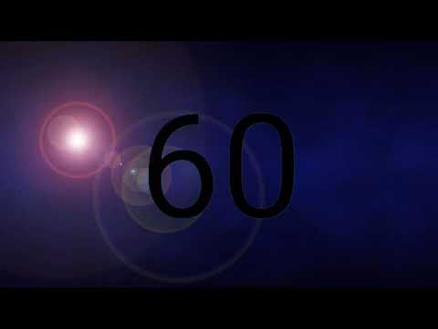 EXACTLY 60 seconds EXERCISING TIMER