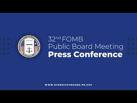Press Conference after the FOMBPR 32nd Public Board Meeting