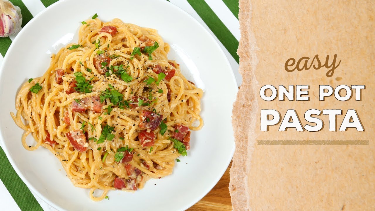 3 EASY One Pot Pasta Recipes | Dinner Made Easy | The Domestic Geek