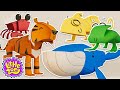 A Royal Rainbow of Animals 🌈👑 | Learn Colours | @Colourblocks | Little Zoo