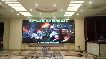 Trung tâm Sự kiện & Tiệc cưới Nam Trung Móng Cái, Quảng Ninh | D&Q thi công dự án màn hình LED P1.86