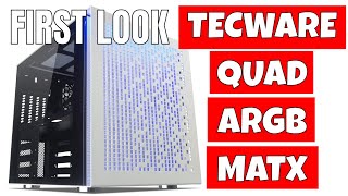 Great New Micro ATX Case Tecware QUAD TG ARGB First Look & Parts Discussion