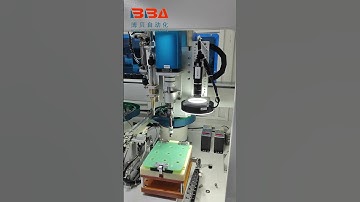 Automatic Insert‑Nut Assembly Machine | Vision Positioning + Glue Dispensing + Tail‑Break Function