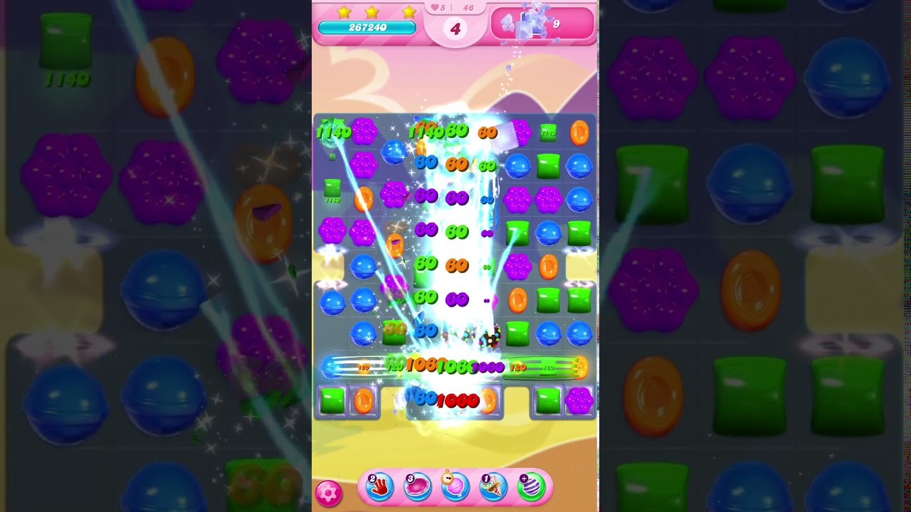 What happens if you combine 2 color bombs in candy crush?