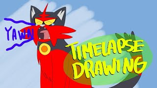 TIMELAPSE DRAWING | POKÉMAY 2026 | Day 2: Torracat