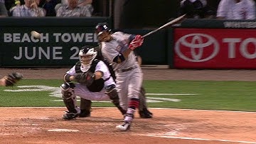 CLE@CWS: Lindor singles to center to drive in Davis