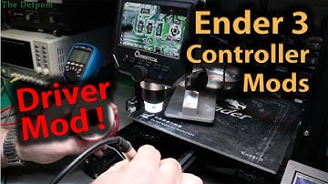 🔴 #426 Creality Ender 3 Electronic Modification For Mixed Decay Mode, Stepper Alignment, Test Print