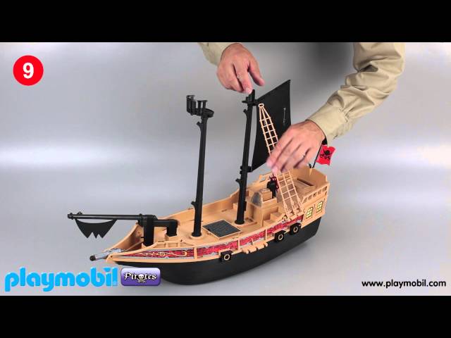 nikkel Naar behoren opwinding PLAYMOBIL Instruction - Pirate Raiders' Ship (6678) - YouTube
