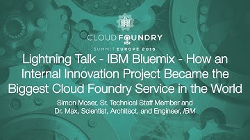 Lightning Talk - IBM Bluemix - How an Internal Innovation Project Became the Biggest...