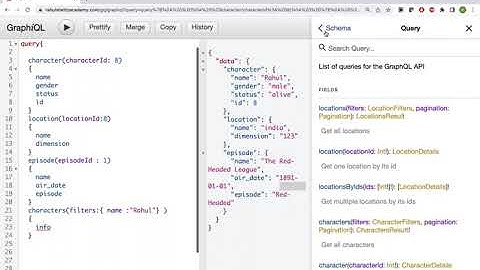 Part 3 - Learn how to write GraphQL Queries to Test GraphQL API