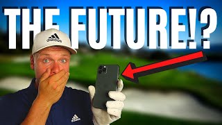 I GET A GOLF LESSON FROM MY iPHONE! IS THIS THE FUTURE!?
