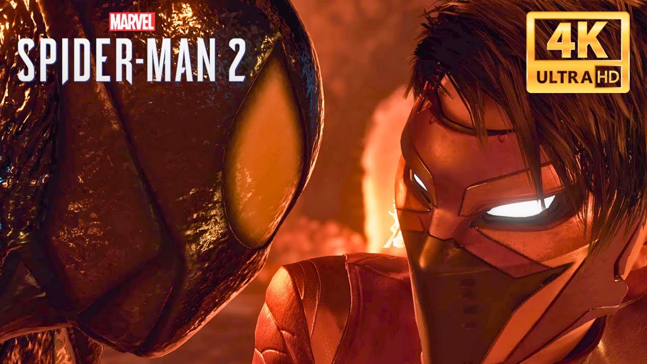 Black Suit Spider-Man vs Wraith Boss Fight - Marvel's Spider-Man 2 (4K ...