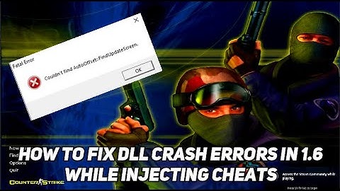 How To Fix DLL Crash Errors In Counter-Strike 1.6