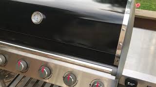 Weber Genesis II e-610 one year follow-up left uncovered
