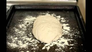 Bread dough rising time lapse