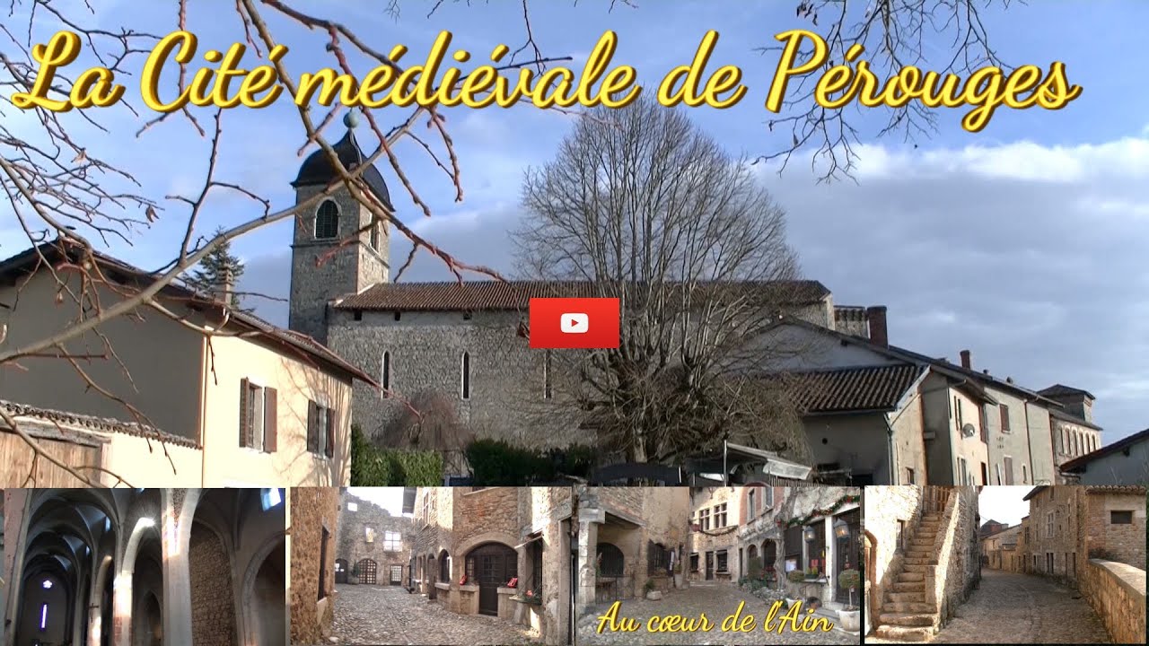 La cité médiévale de Pérouges est située dans le département de l'Ain.