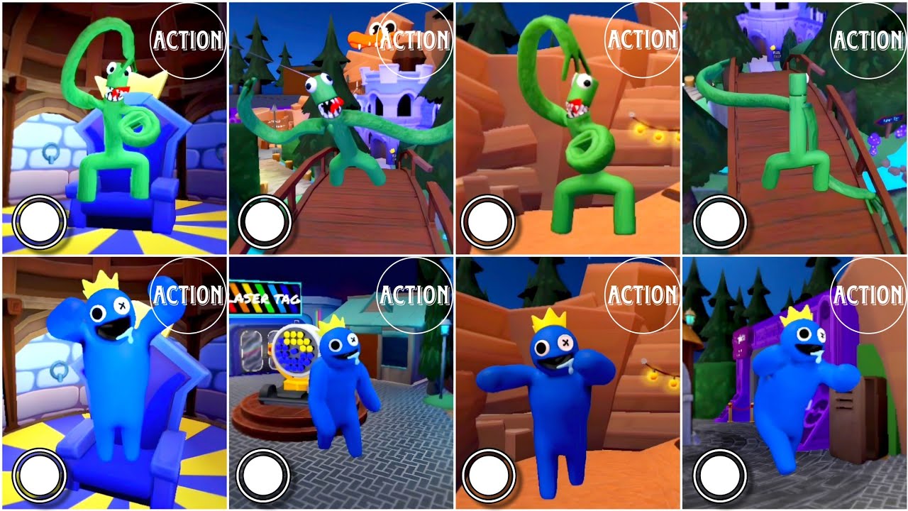 Green🟢 Or Blue🔵 Monster | Accurate Roleplay Rainbow Friends Chapter Two ...