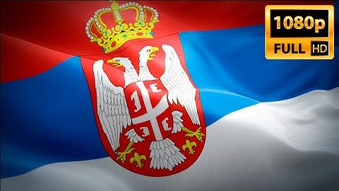 Serbia waving flag. National 3d Belgrade flag waving. Sign of Serbian‎. Serbia flag Full H