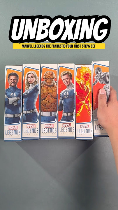 Unboxing: Hasbro Marvel Legends Marvel Studios The Fantastic Four: First Steps #marvel