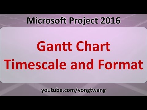 Microsoft Project Gantt Chart Timescale