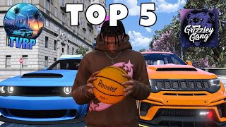 TOP 5 BEST FREE GTA RP Fivem Servers Public Non Whitelist