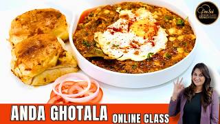 Anda Ghotala Class | Street Style Egg Recipe | ☎️8551 8551 04 | 8551 8551 03 By Om Sai Cooking Class