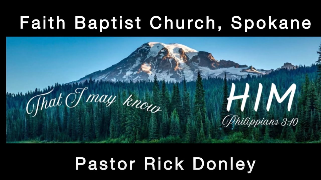 "The Condition For The Fellowship With God" Pastor Rick Donley - 2026-02-01 SN