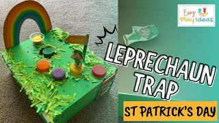 PLAY INSPIRATION | How to Make a Shoebox Leprechaun Trap | St Patrick's Day Leprechaun Trap