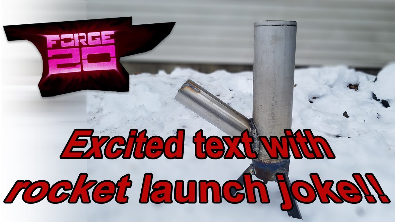 Forge20: Making a rocket stove from pipe scraps + fixing plastic parts with super glue & baking soda