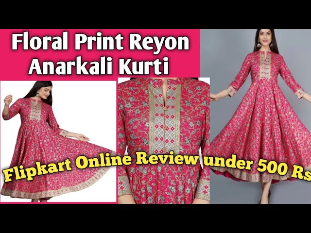 Cotton 3/4th Sleeve Digital Printed Kurti at Rs 500 in Ludhiana | ID:  11110840562