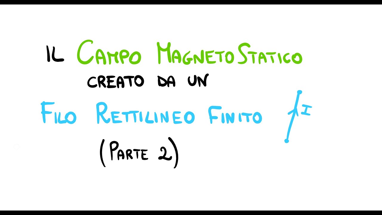 Campo Elettrico Generato Da Un Filo