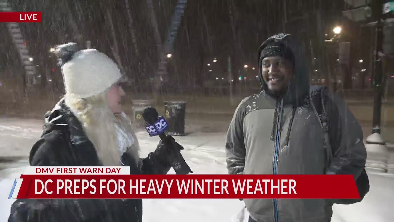 DC prepares for heavy winter weather