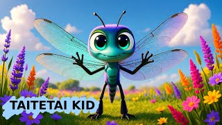 Dragonfly Dance - Fun Animated Music Video for Kids - Children's song - TAITETAI KID