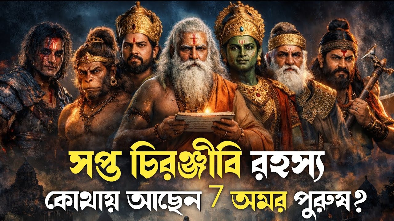 সপ্ত চিরঞ্জীবীর রহস্য | এই কলিযুগে কোথায় আছেন ৭ অমর পুরুষ? | Hindu Mythology Bengali
