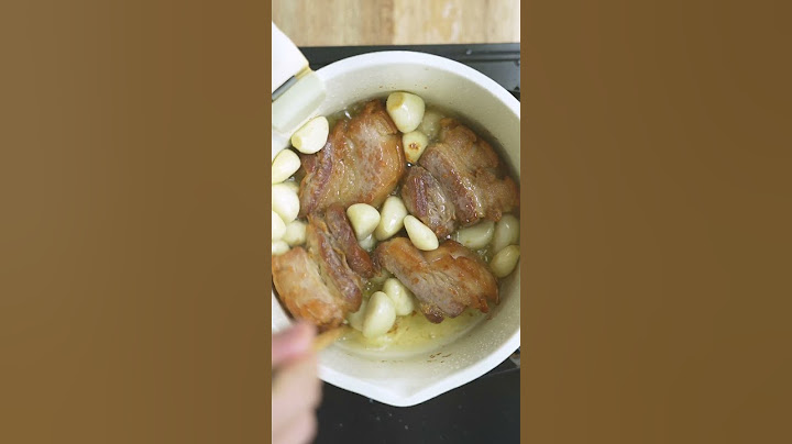 바베큐 느낌 나는 냄비구이 통삼겹살