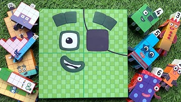 Looking for Numberblocks NEW 540 Puzzle Tetris Space ASMR  | Numberblocks Satisfying Video