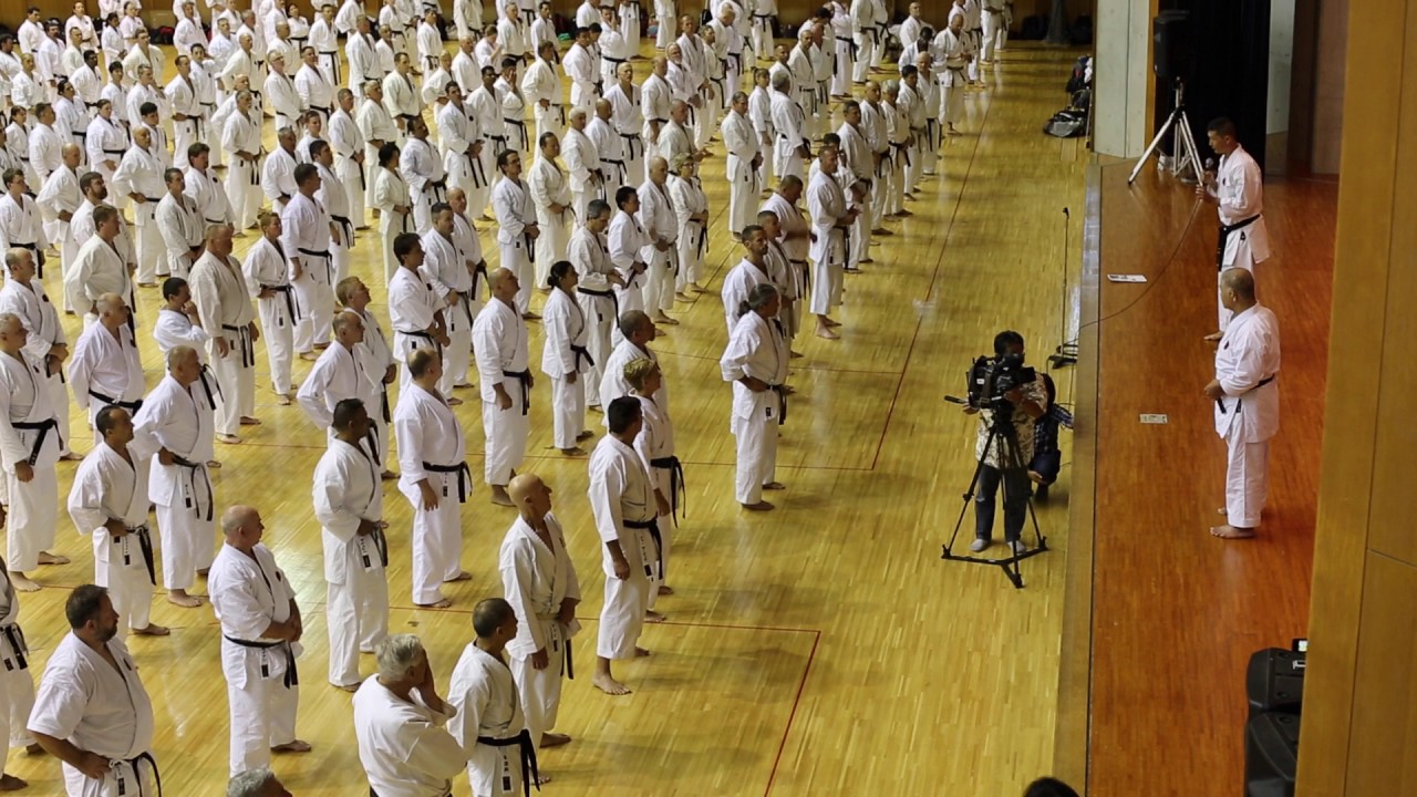 2016 IOGKF Okinawa World Budosai  - Sensei Morio Higaonna Goju-Ryu Karate do