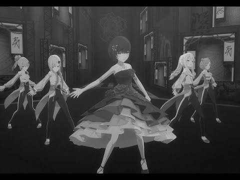 【プロセカMV】限定ヘアのえむ、奏、まふゆ、瑞希、ミクで悪魔の踊り方（マリアージュ衣装Ver）
