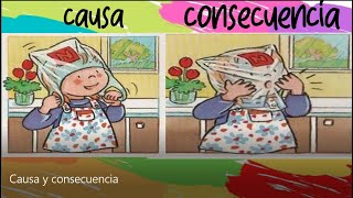 Causa y consecuencia para niños