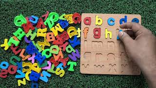 ABC Puzzle Help Me Find The Alphabet Letters Preschool Learning Part 82