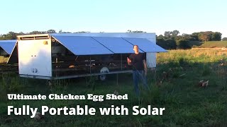 Join our Mailing list at http://chickencaravan.com/ The Chicken Caravan 450, a movable, portable, mobile free range chicken shed. It 