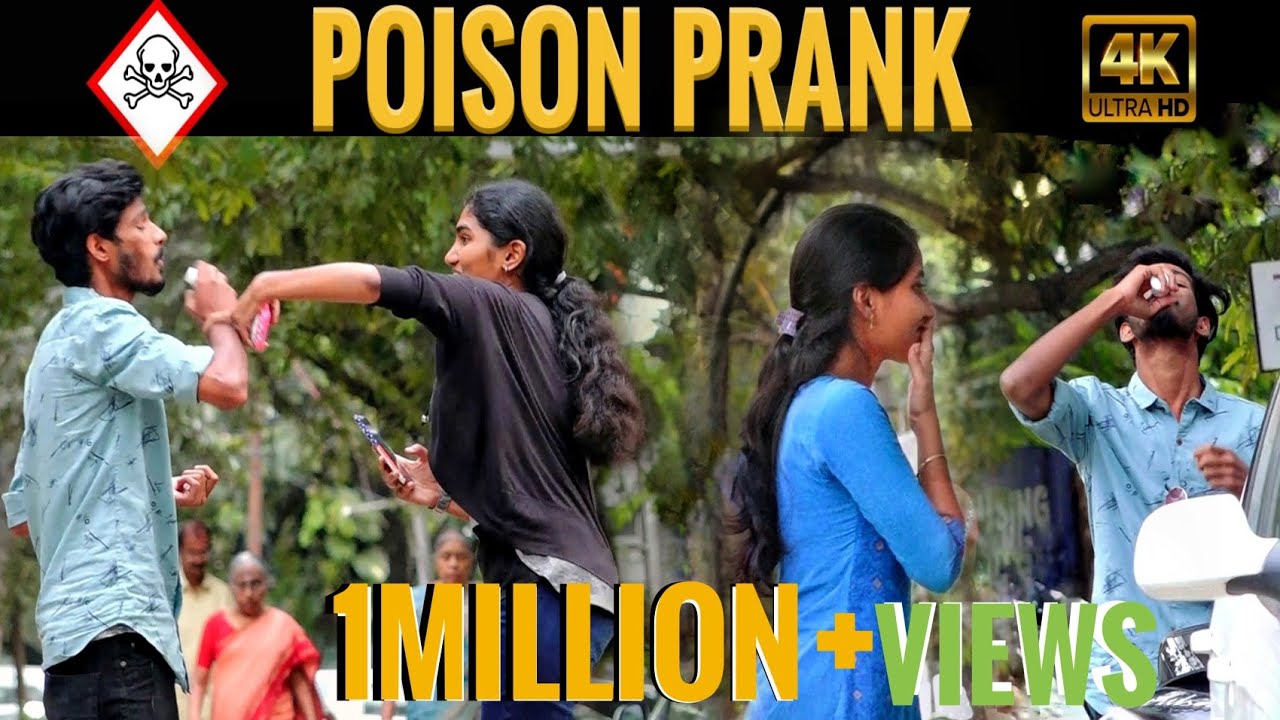Poison Prank Prank Gone Wrong Tamil Prank Baduva Rascal Youtube