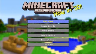 Minecraft Xbox 360 Edition - Old Menu With Music (Nostalgic)