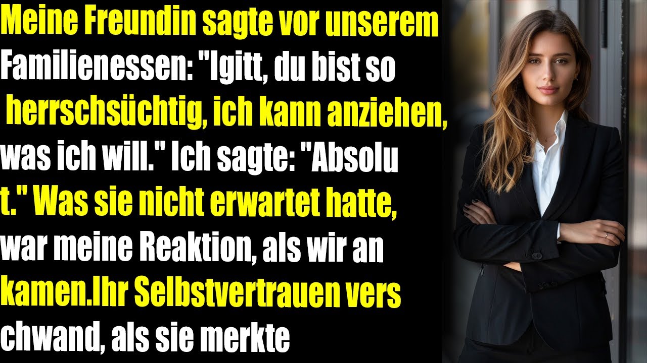 Meine Freundin: „Ich trage, was ich will!“ – vor dem gemeinsamen Familienessen