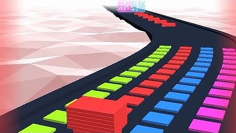 Stack Colour Run Game Play All Level Walkthrough Android and iOS Level57@KF Android Gaming